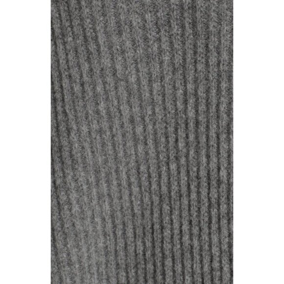 💕VINCE💕 Side Slit Crew Neck Ribbed Sweater ~ Medium Grey Medium NWOT - Picture 11 of 16